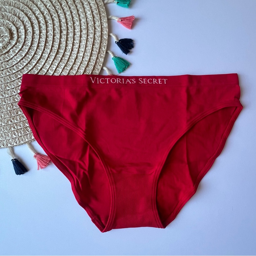 Victoria's Secret Seamless Bikini Panty Lipstick Large NEW
